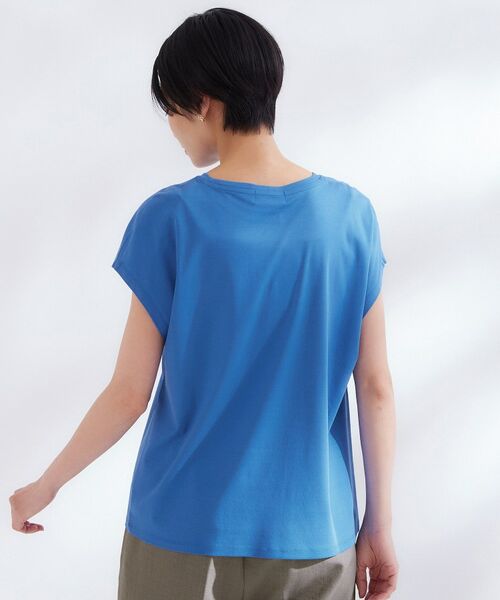 OPAQUE.CLIP / オペーク ドット クリップ カットソー | ベーシックフレンチスリーブカットソー/オーガニックコットン混【洗濯機OK】 | 詳細19
