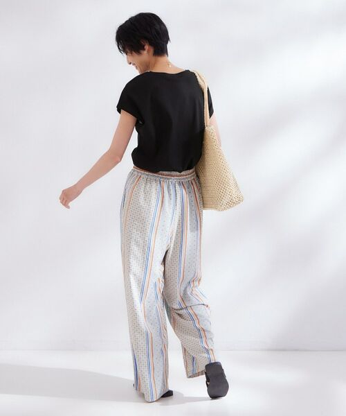 OPAQUE.CLIP / オペーク ドット クリップ カットソー | ベーシックフレンチスリーブカットソー/オーガニックコットン混【洗濯機OK】 | 詳細7