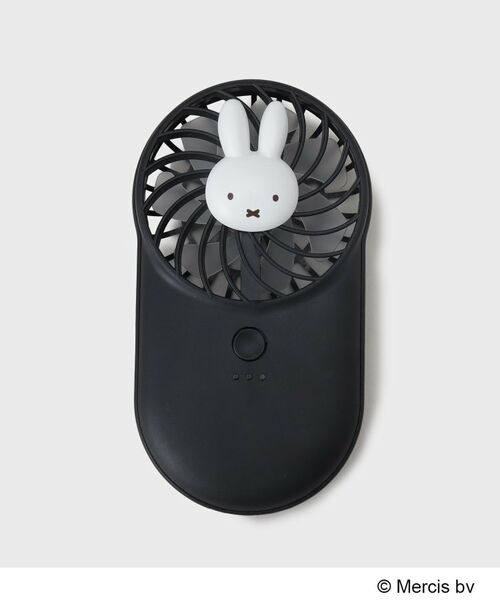 OPAQUE.CLIP / オペーク ドット クリップ インテリア・生活雑貨・ホビー・ステーショナリー | ◆【miffy】コンパクトハンディファン（ブラック(019)）