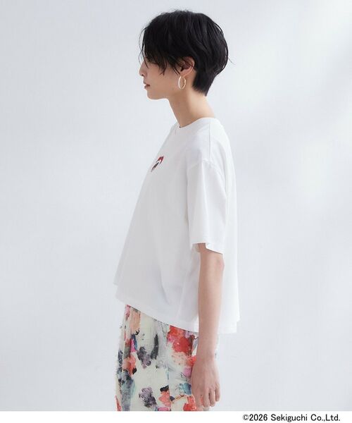 OPAQUE.CLIP / オペーク ドット クリップ Tシャツ | 【モンチッチ】フロントプリント＆ロゴ刺繍ショートTシャツ《洗濯機OK》 | 詳細14