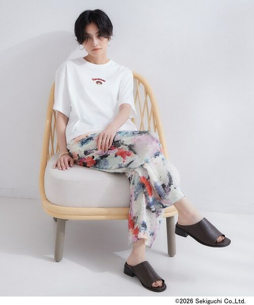 OPAQUE.CLIP / オペーク ドット クリップ Tシャツ | 【モンチッチ】フロントプリント＆ロゴ刺繍ショートTシャツ《洗濯機OK》 | 詳細2