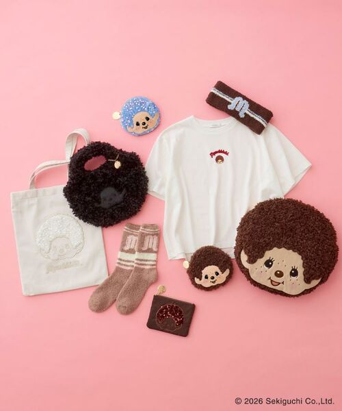 OPAQUE.CLIP / オペーク ドット クリップ Tシャツ | 【モンチッチ】フロントプリント＆ロゴ刺繍ショートTシャツ《洗濯機OK》 | 詳細22
