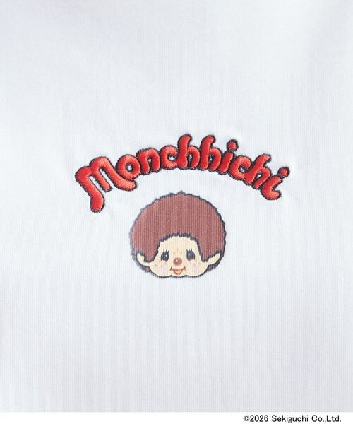 OPAQUE.CLIP / オペーク ドット クリップ Tシャツ | 【モンチッチ】フロントプリント＆ロゴ刺繍ショートTシャツ《洗濯機OK》 | 詳細4