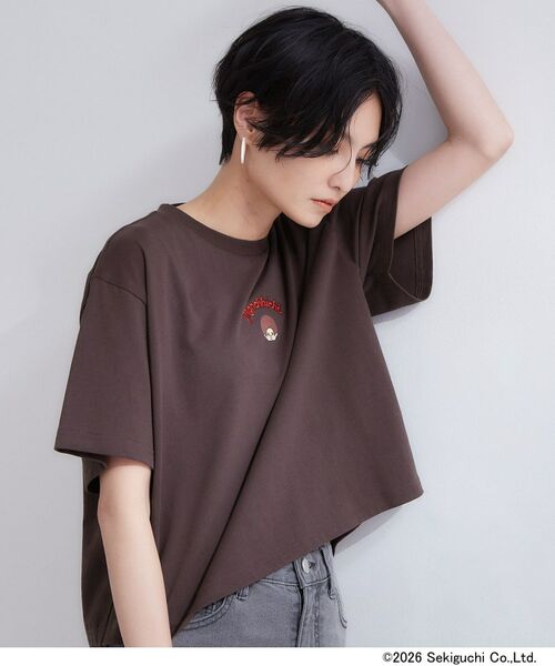 OPAQUE.CLIP / オペーク ドット クリップ Tシャツ | 【モンチッチ】フロントプリント＆ロゴ刺繍ショートTシャツ《洗濯機OK》 | 詳細5