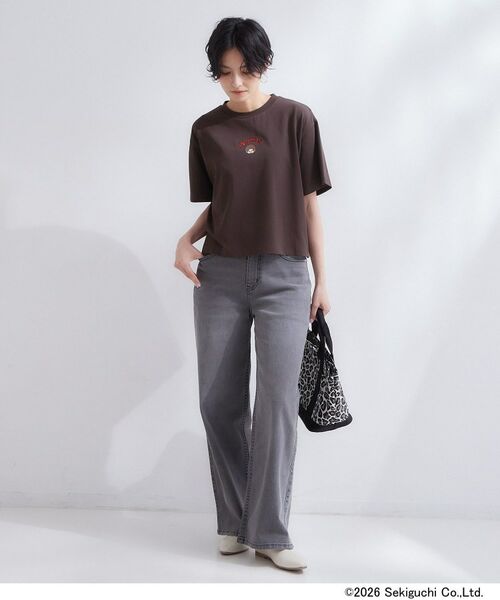 OPAQUE.CLIP / オペーク ドット クリップ Tシャツ | 【モンチッチ】フロントプリント＆ロゴ刺繍ショートTシャツ《洗濯機OK》 | 詳細6
