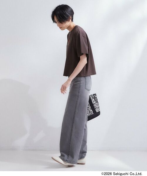 OPAQUE.CLIP / オペーク ドット クリップ Tシャツ | 【モンチッチ】フロントプリント＆ロゴ刺繍ショートTシャツ《洗濯機OK》 | 詳細7
