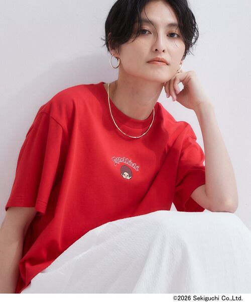 OPAQUE.CLIP / オペーク ドット クリップ Tシャツ | 【モンチッチ】フロントプリント＆ロゴ刺繍ショートTシャツ《洗濯機OK》 | 詳細9