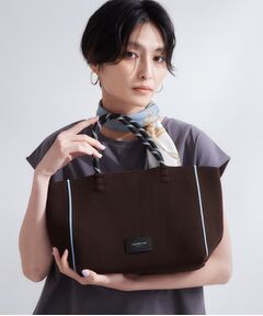 OPAQUE.CLIP / オペーク ドット クリップ トートバッグ | 【2WAY】ロープハンドルバイカラーニットバッグ