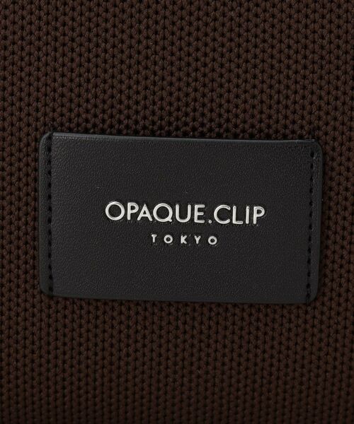 OPAQUE.CLIP / オペーク ドット クリップ トートバッグ | 【2WAY】ロープハンドルバイカラーニットバッグ | 詳細22