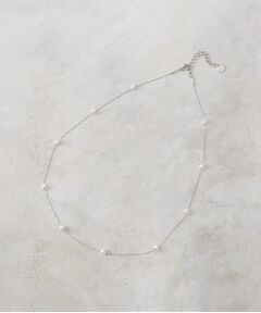 OPAQUE.CLIP / オペーク ドット クリップ ネックレス・ペンダント・チョーカー | 細チェーンフェイクパールショートネックレス