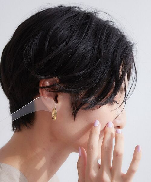 OPAQUE.CLIP / オペーク ドット クリップ ピアス・イヤリング | スリークオーバル ワンタッチステンレスピアス | 詳細5