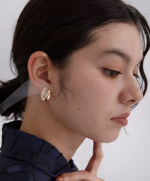 OPAQUE.CLIP / オペーク ドット クリップ ピアス・イヤリング | メタル×アクリルリバーシブルピアス | 詳細5
