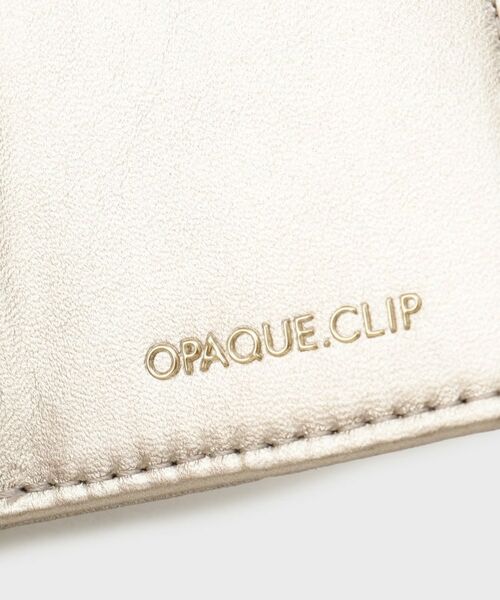 OPAQUE.CLIP / オペーク ドット クリップ 財布・コインケース・マネークリップ | キルト3つ折りコンパクトウォレット | 詳細6