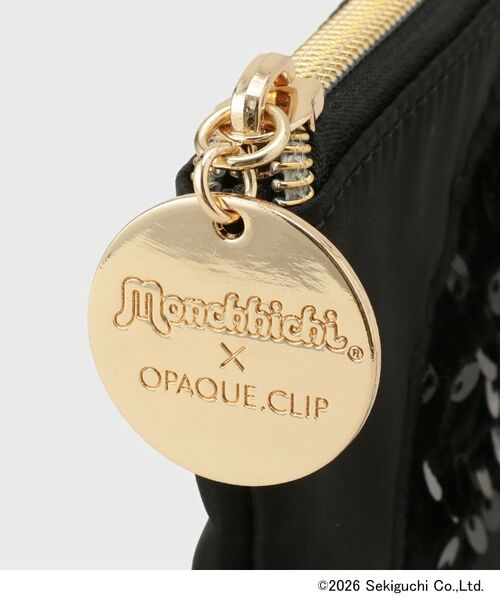 OPAQUE.CLIP / オペーク ドット クリップ ポーチ | 【モンチッチ】フェイススパンコールフラットティッシュポーチ | 詳細5