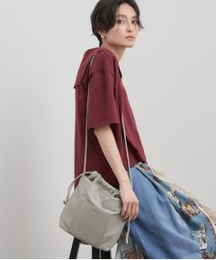 OPAQUE.CLIP / オペーク ドット クリップ ショルダーバッグ | 【長さ調整可能】3層デザイン巾着ミニショルダーバッグ