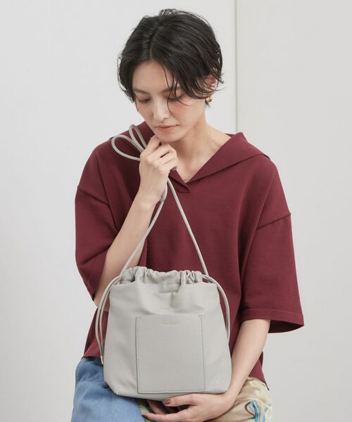 OPAQUE.CLIP / オペーク ドット クリップ ショルダーバッグ | 【長さ調整可能】3層デザイン巾着ミニショルダーバッグ | 詳細5