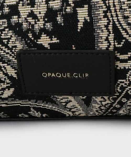 OPAQUE.CLIP / オペーク ドット クリップ トートバッグ | 【軽量／2WAY】ジャカードデザインミドルトートバッグ | 詳細13