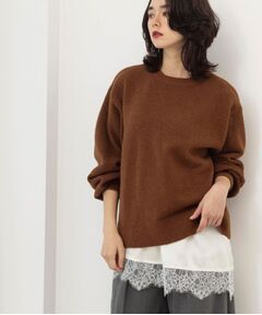OPAQUE.CLIP / オペーク ドット クリップ ニット・セーター | レースペチコート付き3WAYニットトップス【ツインセット／洗える】