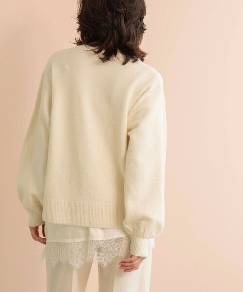 OPAQUE.CLIP / オペーク ドット クリップ ニット・セーター | レースペチコート付き3WAYニットトップス【ツインセット/洗える】 | 詳細10