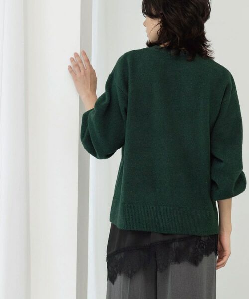 OPAQUE.CLIP / オペーク ドット クリップ ニット・セーター | レースペチコート付き3WAYニットトップス【ツインセット/洗える】 | 詳細23
