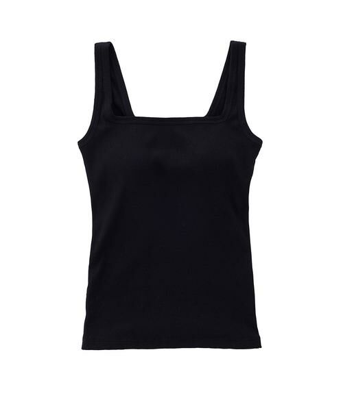 OUR WACOAL / アワワコール その他小物 | カップインコットンリブタンクトップ レディスウェア トップス(JCX241)(BL)