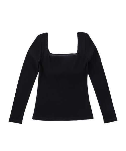 OUR WACOAL / アワワコール その他小物 | カップインスクエアネックリブＴシャツ　レディスウェア　トップス（ＪＣＸ５３５） | 詳細1