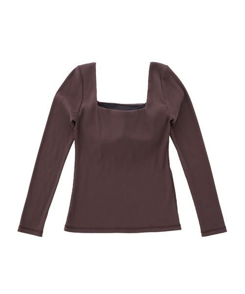 OUR WACOAL / アワワコール その他小物 | カップインスクエアネックリブＴシャツ　レディスウェア　トップス（ＪＣＸ５３５） | 詳細2