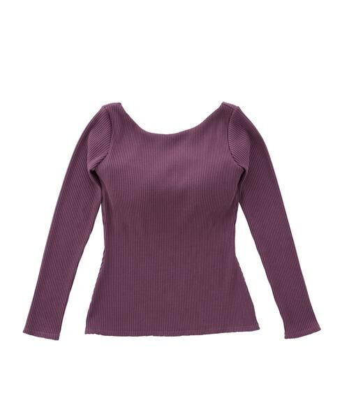 OUR WACOAL / アワワコール その他小物 | カップインバックオープンリブＴシャツ　レディスウェア　トップス（ＪＣＸ５３８）（WI）