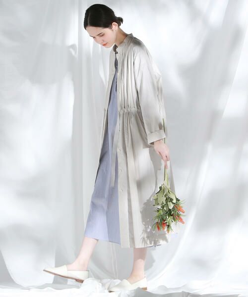 セール ストーンナイロン羽織ワンピース ワンピース Pao De Lo パオデロ ファッション通販 タカシマヤファッションスクエア