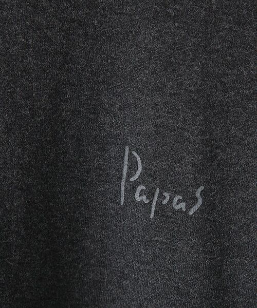 PAPAS / パパス Tシャツ | 定番ヘンリーネックTシャツ | 詳細9