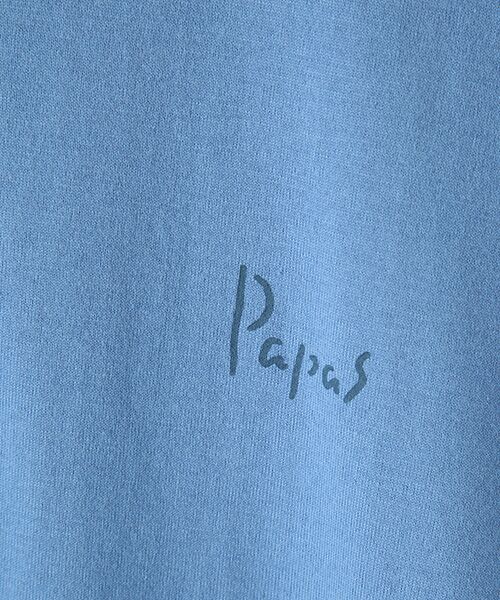PAPAS / パパス Tシャツ | 定番ヘンリーネックTシャツ | 詳細10