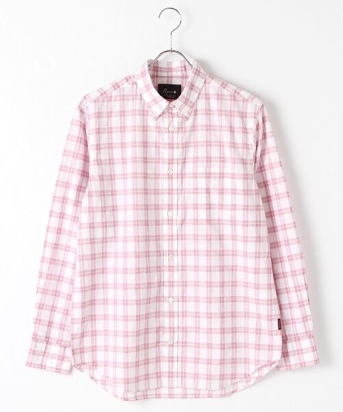 コットンネップチェックシャツ シャツ ブラウス Papas パパス ファッション通販 タカシマヤファッションスクエア