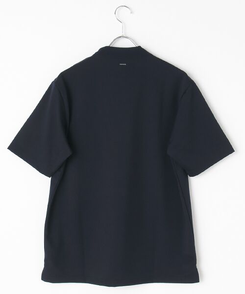 PAPAS / パパス Tシャツ | ポリエステルジャージINLAY クルーネック半袖Tシャツ | 詳細1