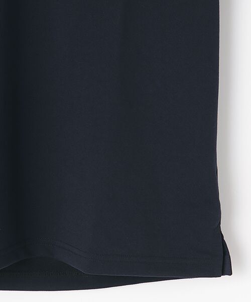PAPAS / パパス Tシャツ | ポリエステルジャージINLAY クルーネック半袖Tシャツ | 詳細3