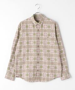 PAPAS / パパス シャツ・ブラウス | パッチワークチェックネルシャツ