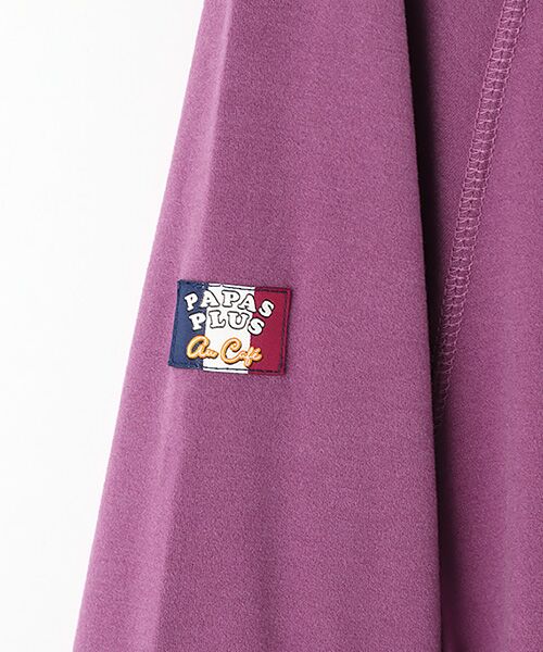 PAPAS / パパス Tシャツ | プレミアムウォーム天竺 ハイネックTシャツ | 詳細6