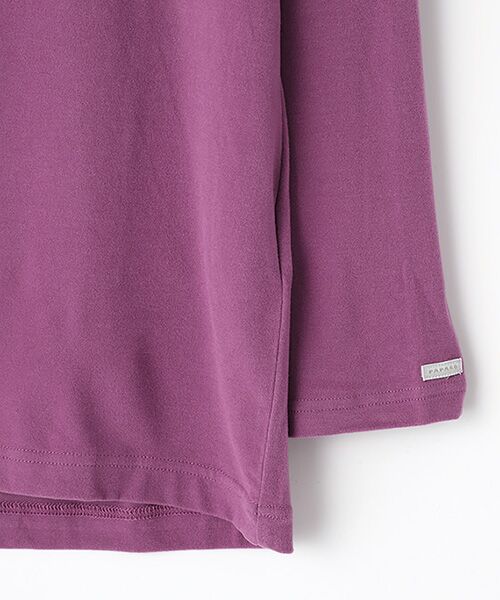 PAPAS / パパス Tシャツ | プレミアムウォーム天竺 ハイネックTシャツ | 詳細7