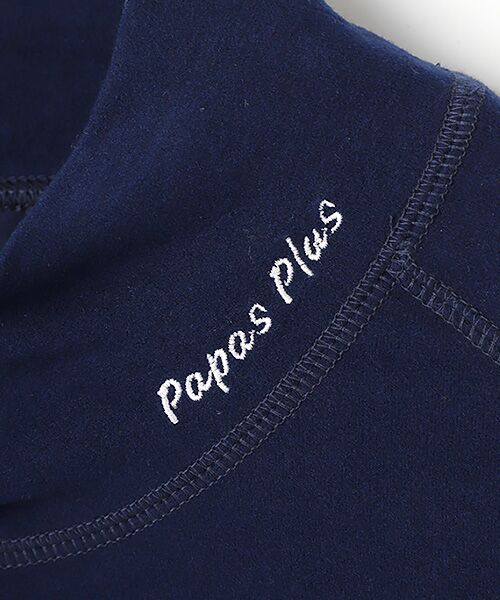 PAPAS / パパス Tシャツ | プレミアムウォーム天竺 ハイネックTシャツ | 詳細10