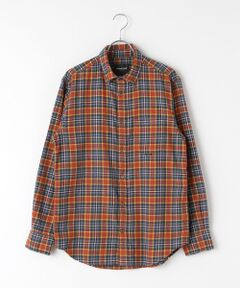 PAPAS / パパス シャツ・ブラウス | <CANCLINI>コットンメランジネル起毛チェックシャツ