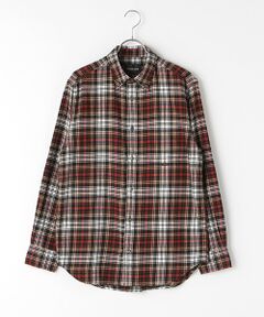 PAPAS / パパス シャツ・ブラウス | <CANCLINI>コットンメランジネル起毛チェックシャツ