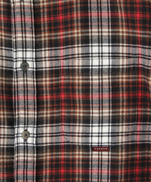 PAPAS / パパス シャツ・ブラウス | <CANCLINI>コットンメランジネル起毛チェックシャツ | 詳細3