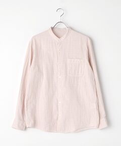 PAPAS / パパス シャツ・ブラウス | コットン接結ガーゼ ギンガムチェックシャツ