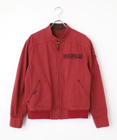 papas パパス　ダブルコート　カシミヤ PAPAS パパス フィールドジャケット 大きいサイズLL ベージュ