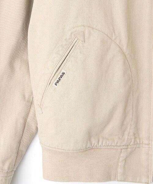 PAPAS / パパス ブルゾン | クラシックドリル スウィングトップブルゾン | 詳細11