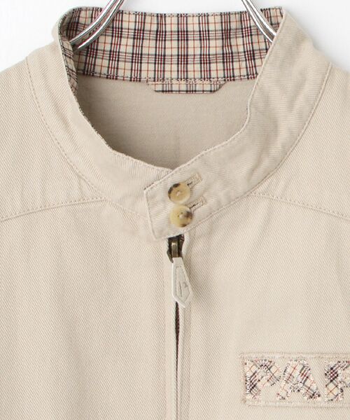 TAUPE　ブルゾン　白 セール】 クラシックドリル スウィングトップブルゾン