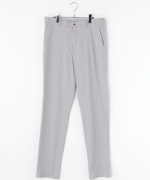 PAPAS/パパス モンサンミッシェルデニム ノータックパンツ グレー 3X