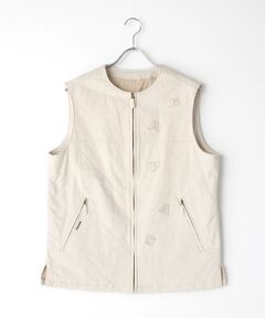 PAPAS パパス　前あきベスト　紺　ドライクリーニング済美品 PAPAS / パパス （メンズ） ベスト | ファッション通販