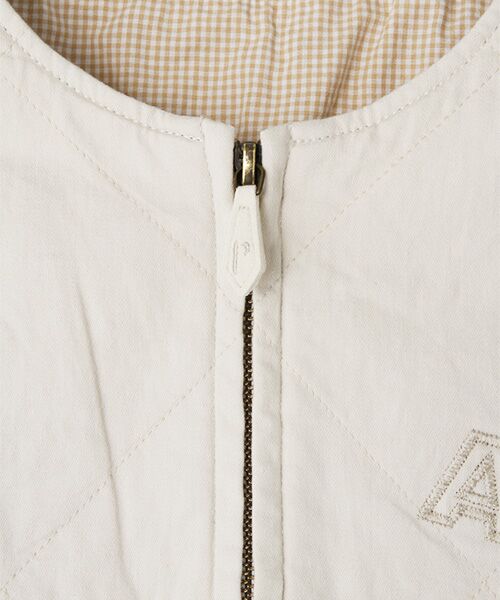 PAPAS / パパス ベスト | モンサンミッシェルデニム キルティングベスト | 詳細9