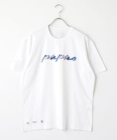 ☆【WEB限定】Papasアップリケ&サイプリント Tシャツ