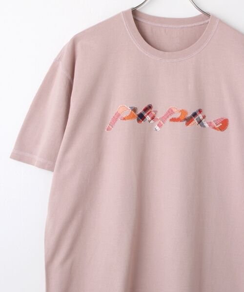 PAPAS / パパス Tシャツ | ☆【WEB限定】Papasアップリケ&サイプリント Tシャツ | 詳細5